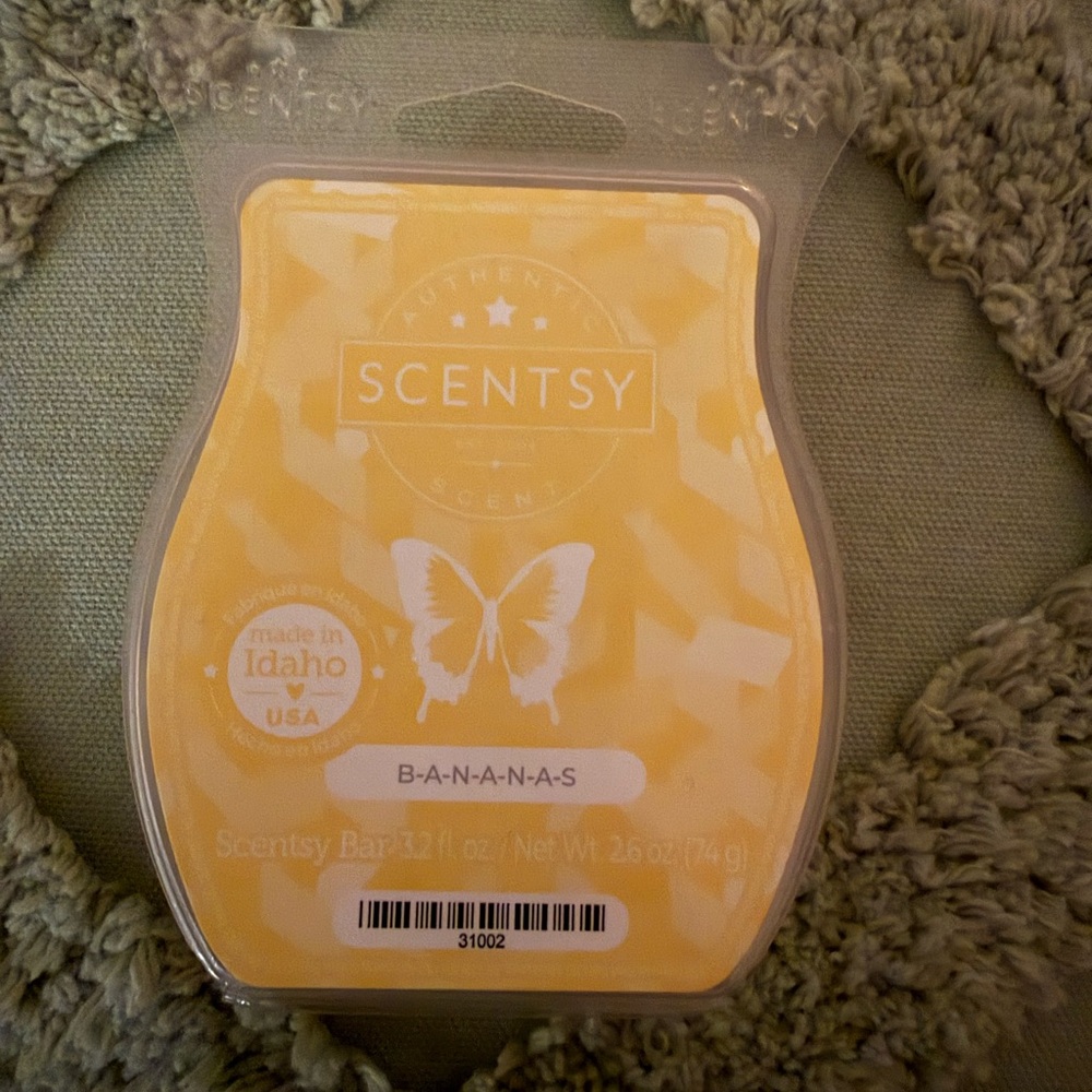 Scentsy Yellow Banana Wax Bar